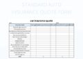 Standard Auto Insurance Quote Form Excel Template And Google Sheets ...